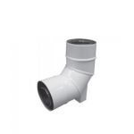 KOMIN KOLANO 80X125 Z PODPORĄ JEREMIAS BIAŁY KOMIN KOLANO 80X125 Z PODPORĄ JEREMIAS BIAŁY